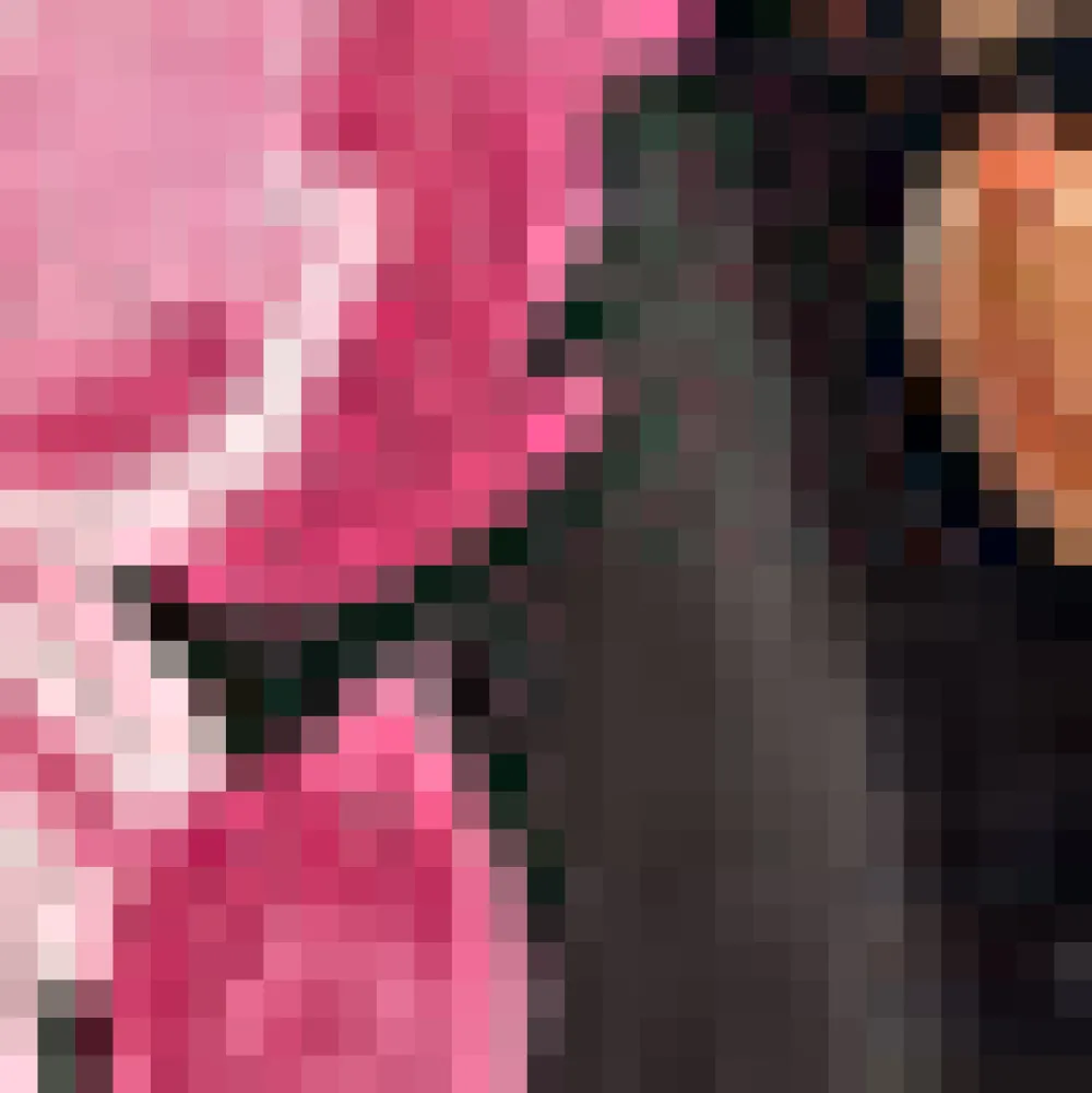 The Sunset Bloom Trousers Black Floral