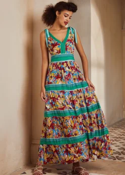 The Sunset Stroll Maxi Dress Petal Promenade Online