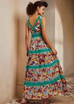 The Sunset Stroll Maxi Dress Petal Promenade Online