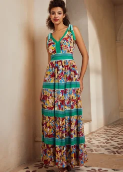 The Sunset Stroll Maxi Dress Petal Promenade Online
