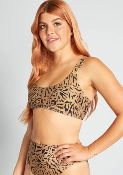 Fortune Swimwear, LLC The Tatianna Bikini Top Brown Leopard Sale