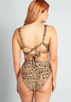 Fortune Swimwear, LLC The Tatianna Bikini Top Brown Leopard Sale