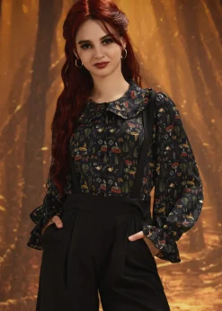 The Vive Ruffle Blouse Herbology Sale