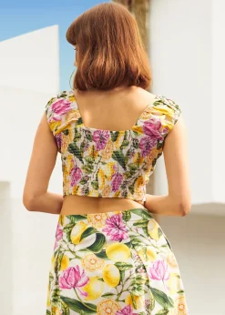 The Zest Is Yet to Come Top Lemon Floral