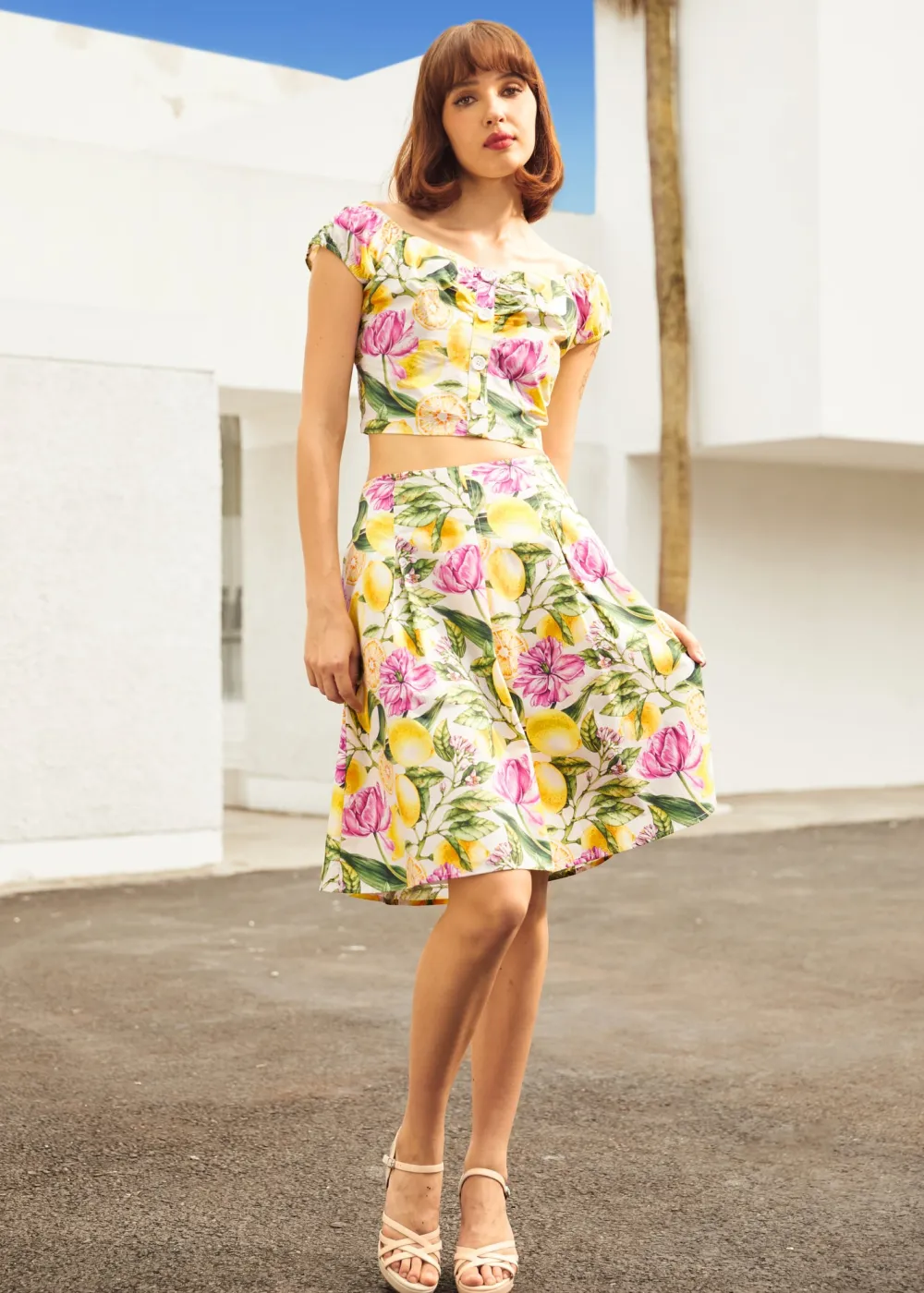 The Zest Is Yet to Come Top Lemon Floral