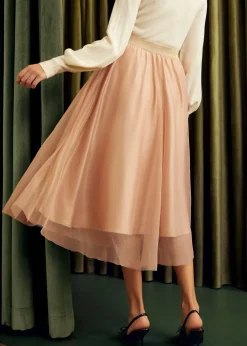 BTC Time Capsule Tulle Midi Skirt Peachy Keen Online