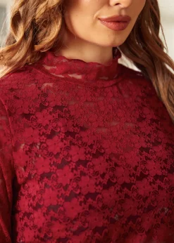 BTC Timeless Twilight Era Long Sleeve Top Burgundy Best