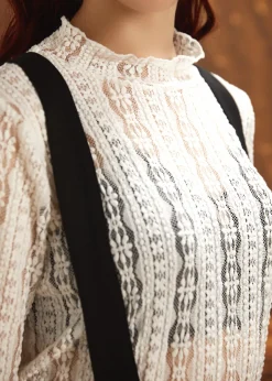 Timeless Twilight Era Long Sleeve Top Moonlit Lace Best