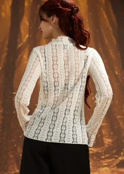 Timeless Twilight Era Long Sleeve Top Moonlit Lace Best
