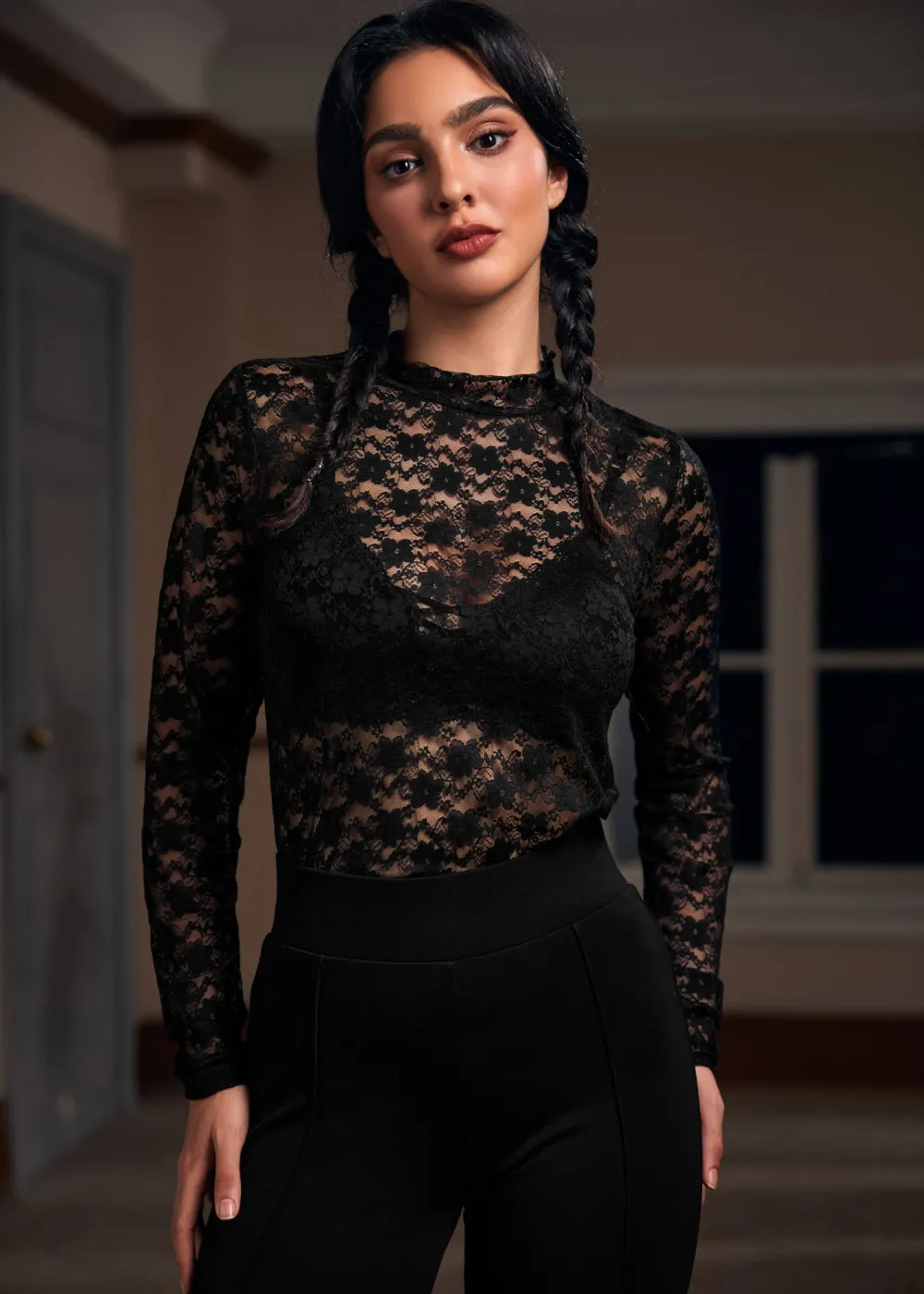 BTC Timeless Twilight Era Long Sleeve Top Bewitching Black Clearance