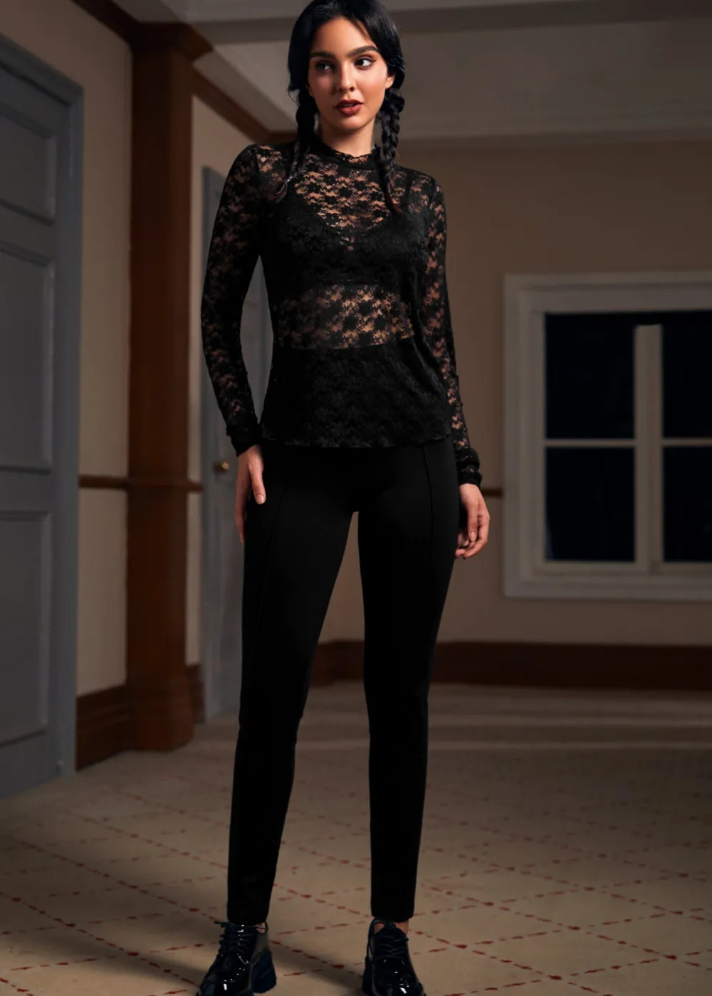 BTC Timeless Twilight Era Long Sleeve Top Bewitching Black Clearance