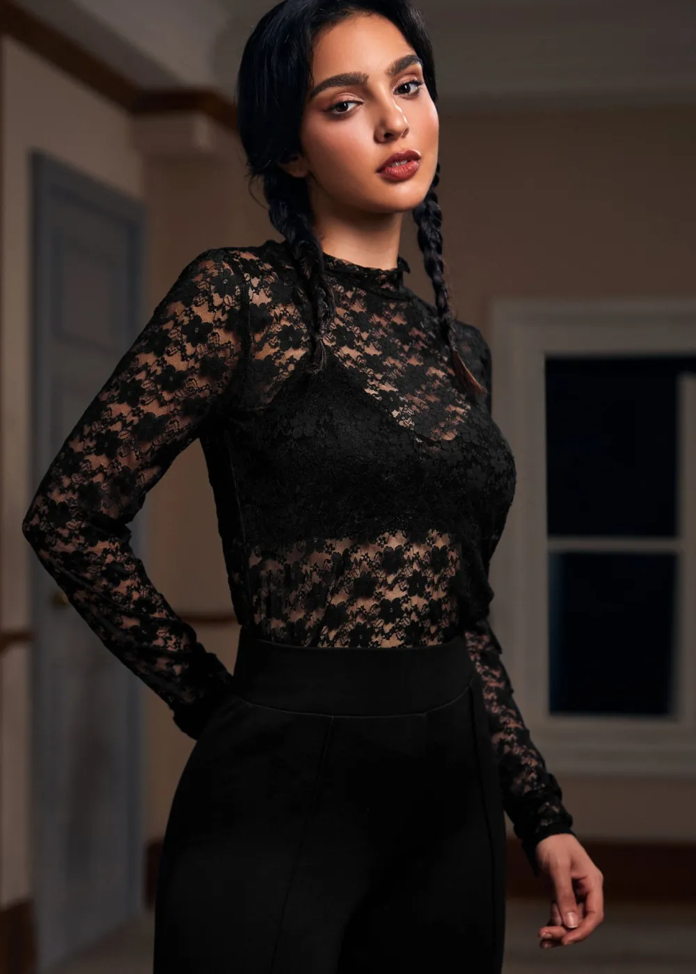 BTC Timeless Twilight Era Long Sleeve Top Bewitching Black Clearance