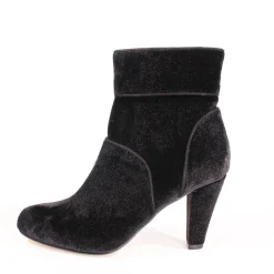 Topaz Velvet Booties Hot