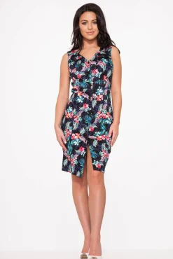 Tropical Safari Wiggle Dress Online