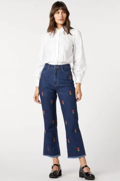 Tulip Embroidered Jean Best