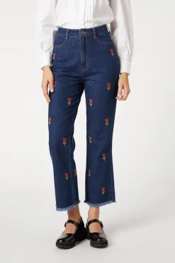 Tulip Embroidered Jean Best