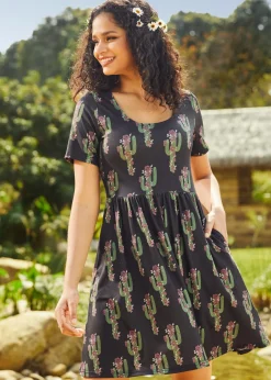BTC Twilight Sonata Fit & Flare Dress Midnight Motif Discount