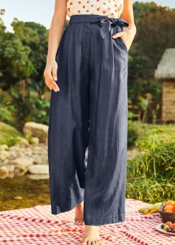 Twilight Whispers Wide Leg Trousers Summer Breeze Best