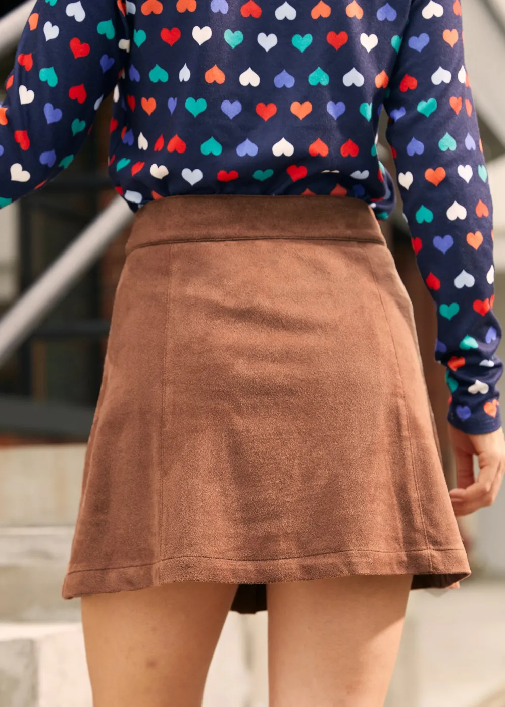 Twirling Twilight A-Line Skirt Sahara Sands Hot