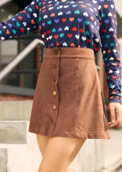 Twirling Twilight A-Line Skirt Sahara Sands Hot