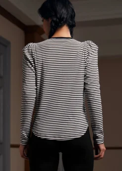 BTC Vintage Vignette Long Sleeve Tee Midnight Ribbon Sale