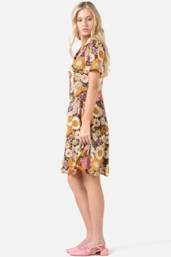 Viva Floral Shirt Dress Outlet