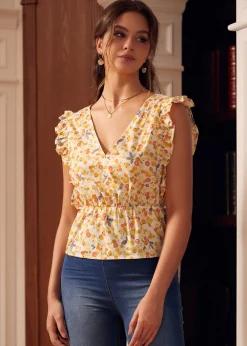 BTC Weekday Whimsy Top Orange Outlet