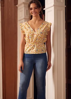 BTC Weekday Whimsy Top Orange Outlet