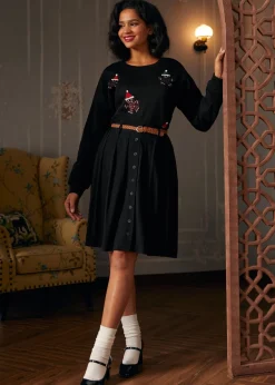 BTC Whimsical Gingerbread Man Sweatshirt Dark Spice Online