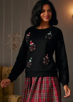 BTC Whimsical Gingerbread Man Sweatshirt Dark Spice Online