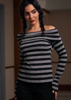 BTC Whimsy in the Woods Top Twilight Smudge Stripes Discount