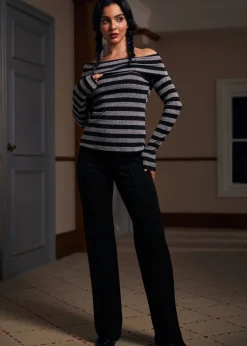 BTC Whimsy in the Woods Top Twilight Smudge Stripes Discount