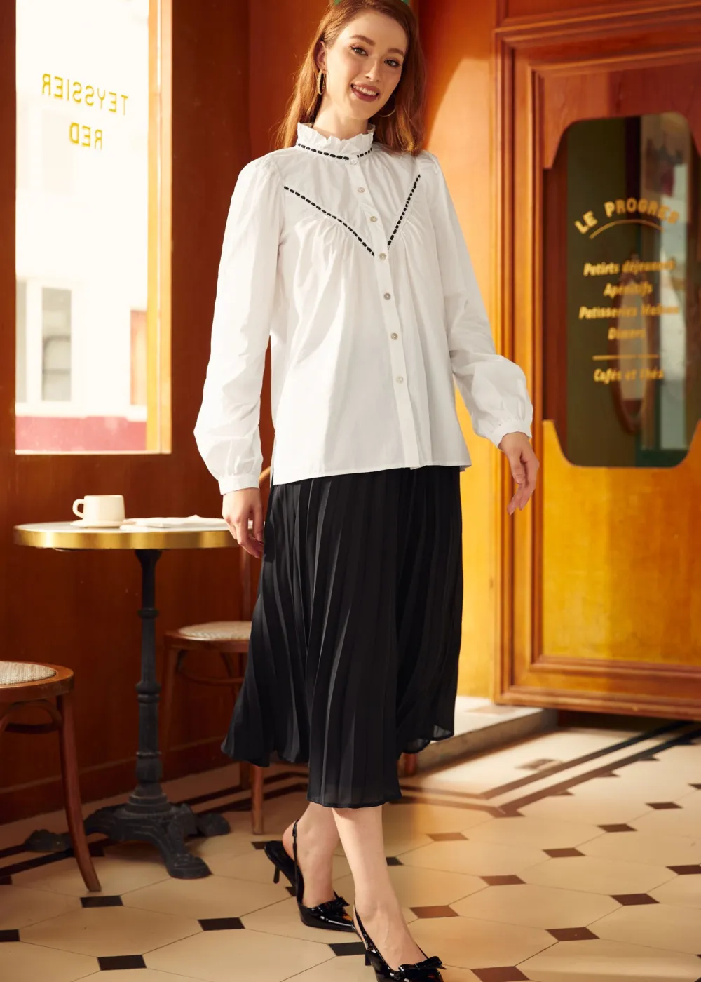 Whispering Sweet Nothings Blouse Elephant Tusk Hot