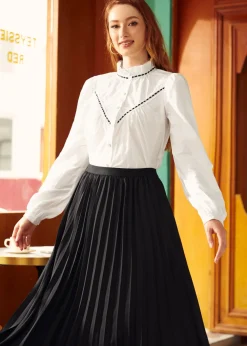 Whispering Sweet Nothings Blouse Elephant Tusk Hot