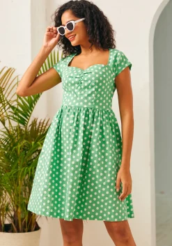 BTC Whispers of Sweetness Dress Green Dot Sale