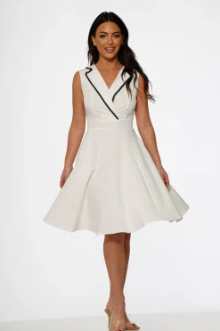White Jenny Swing Dress Best