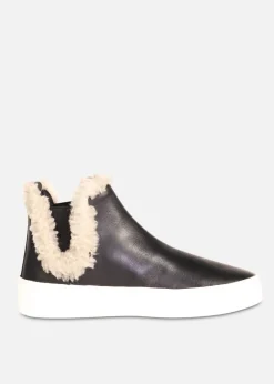 Winston Shearling Detail Sneakers New