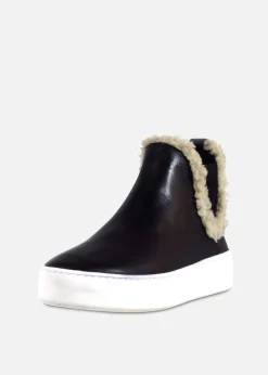 Winston Shearling Detail Sneakers New