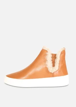 Winston Shearling Detail Sneakers New