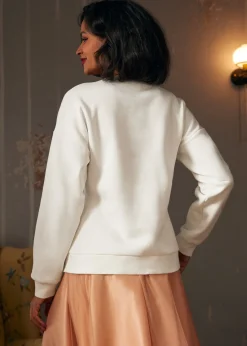 BTC Winter's Whisper Snowflake Sweatshirt Snowdrift Silk Outlet