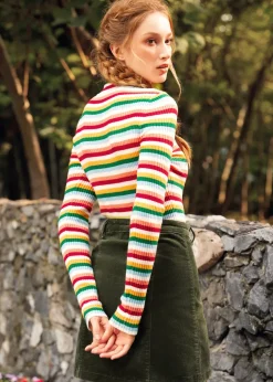 BTC Woodstock Wanderer Ribbed Turtleneck Winter Rainbow Online