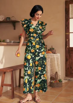 Wrapped in Ruffles Top Orange You Glad Hot