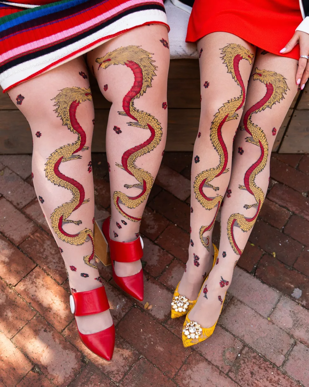 Year of the Dragon Sheer Tights Online