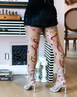 Year of the Dragon Sheer Tights Online