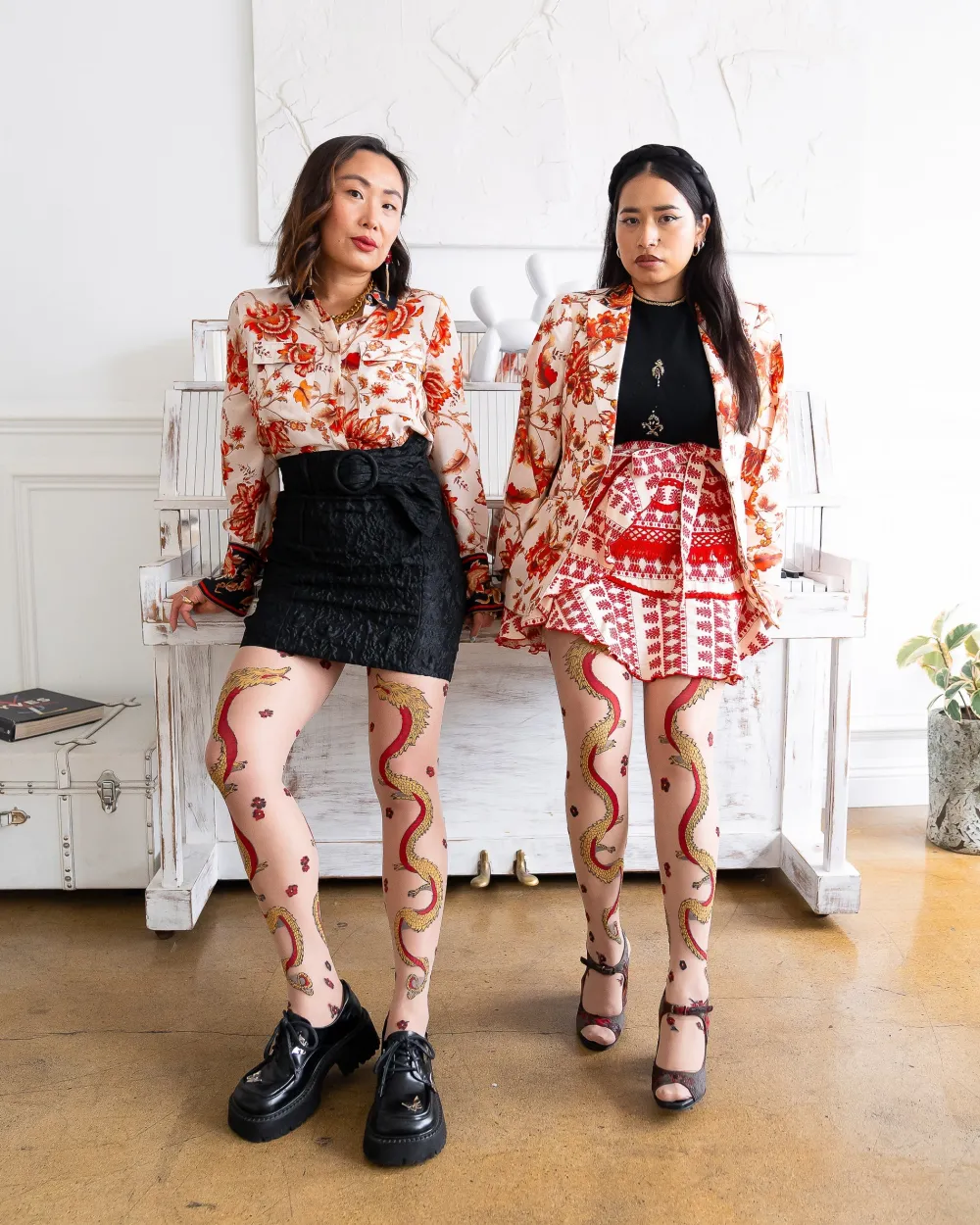 Year of the Dragon Sheer Tights Online