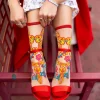 Year of the Snake Sheer Crew Sock New