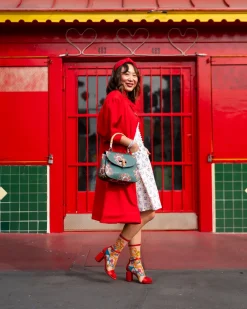 Year of the Snake Sheer Crew Sock New