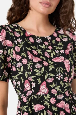 Yvette Butterfly Mini Dress Outlet