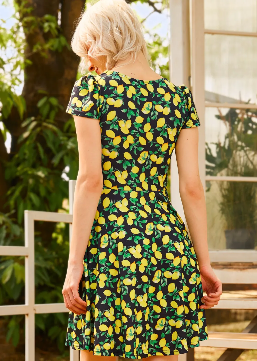 BTC Zest for Life Sweetheart Dress Lemon Clearance